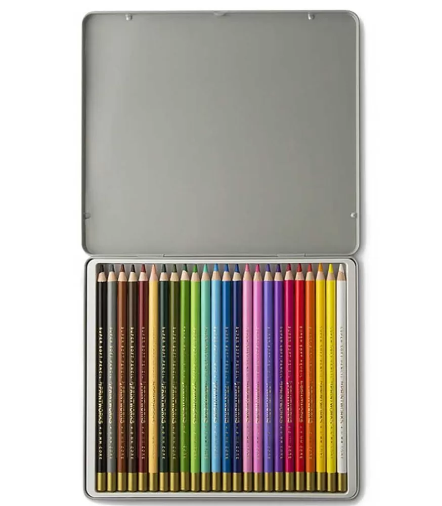 Printworks 24 Crayons De Couleur Classiques