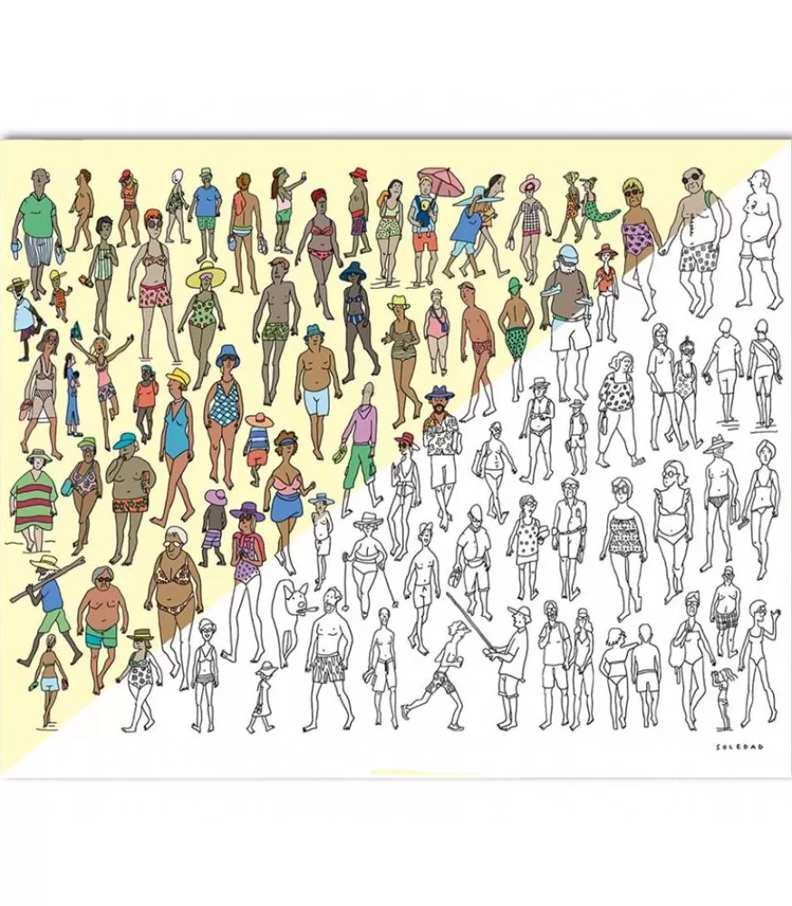 Image Republic 5 Affiches A Coloriages Soledad 2 40 X 50 Cm