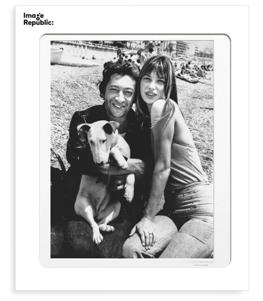 Image Republic Affiche La Galerie Gainsbourg Birkin Cannes 40 X 50 Cm