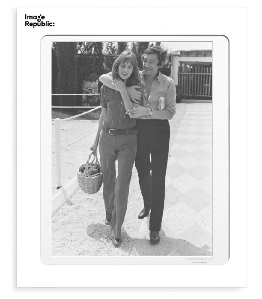 Image Republic Affiche La Galerie Gainsbourg Birkin Love 40 X 50 Cm