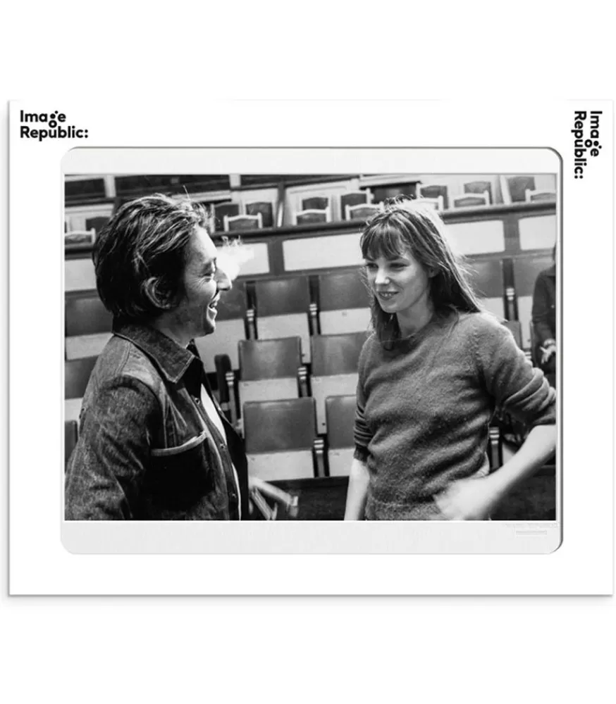 Image Republic Affiche La Galerie Gainsbourg Birkin Scene 40 X 50 Cm