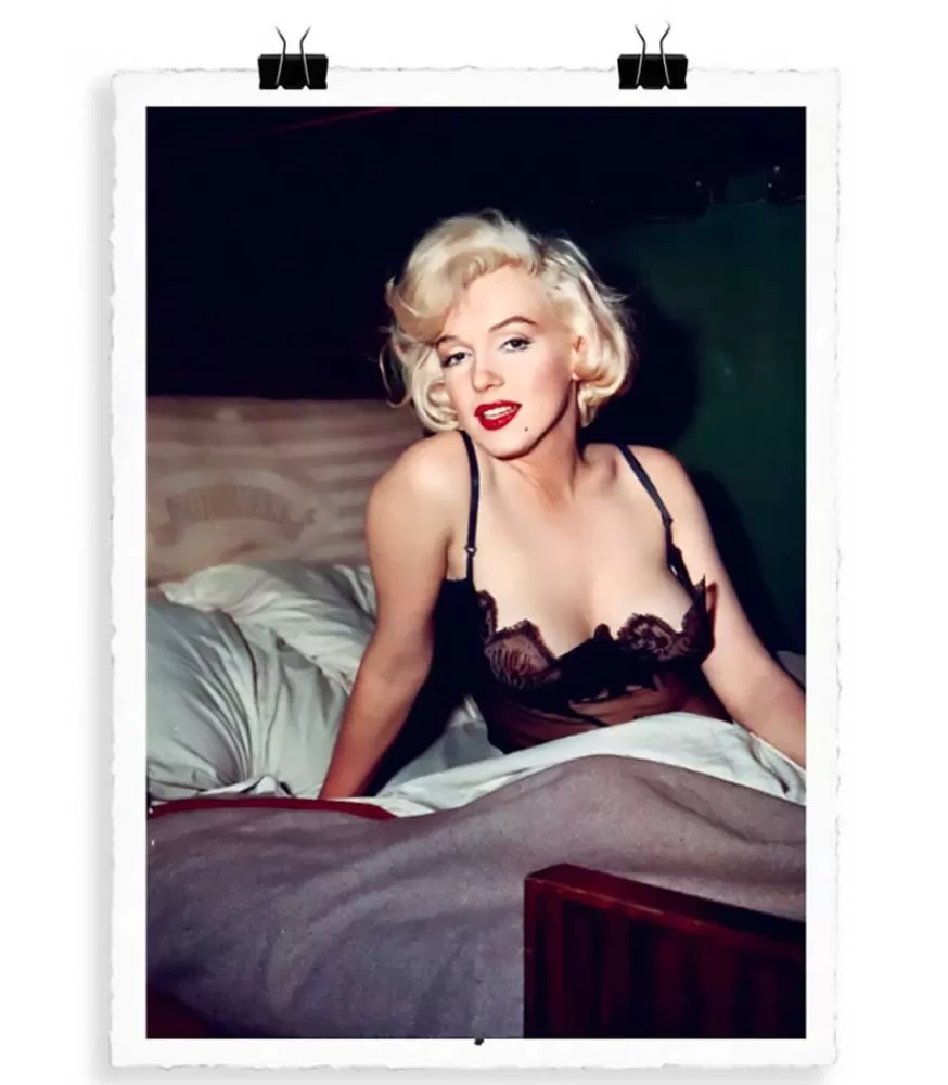Image Republic Affiche La Galerie "Marilyn Monroe Lit" 56 X 76 Cm
