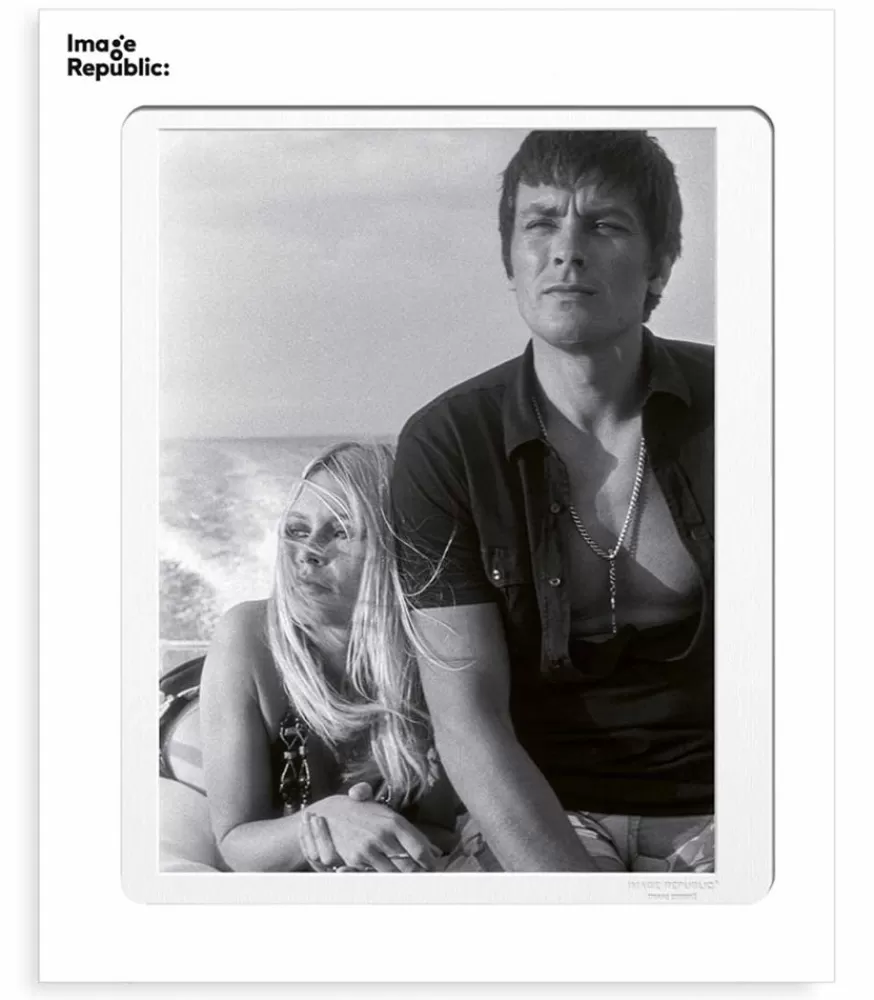 Image Republic Affiche La Galerie Photo "Bb Et Delon Saint Tropez" 56 X 76 Cm