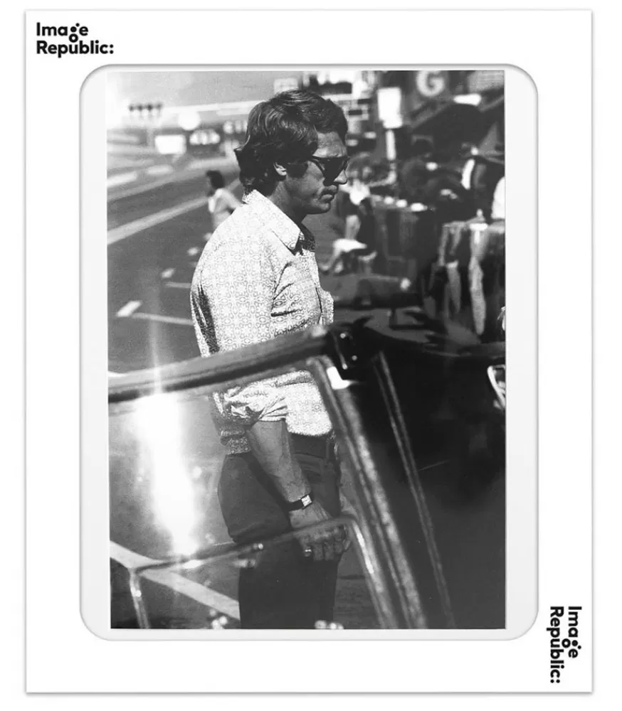 Image Republic Affiche La Galerie "Steeve Mcqueen Profil" 40 X 50 Cm