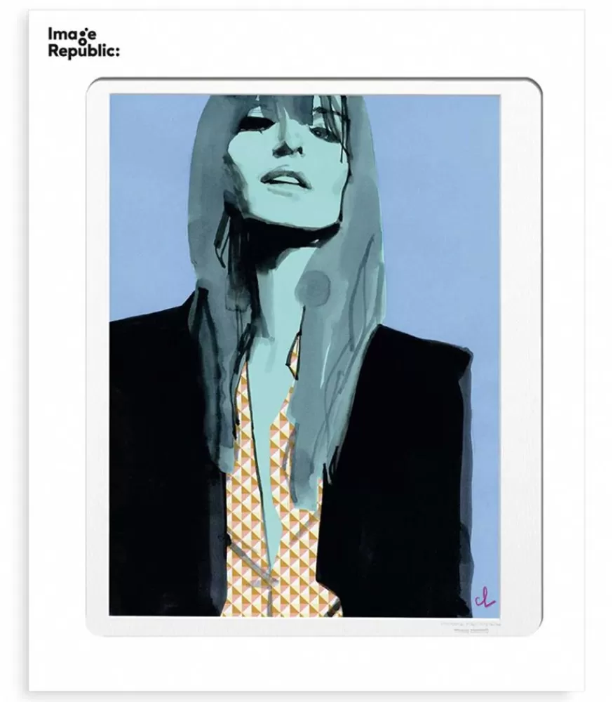 Image Republic Affiche Marc Antoine Coulon Divers Femme 40 X 50 Cm