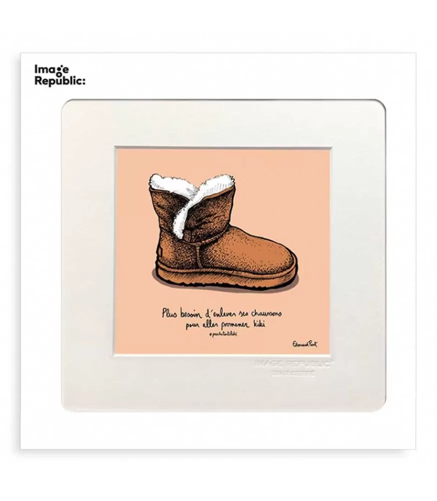 Image Republic Affiche Pas Du Tout Cliche Boots 22 X 22 Cm