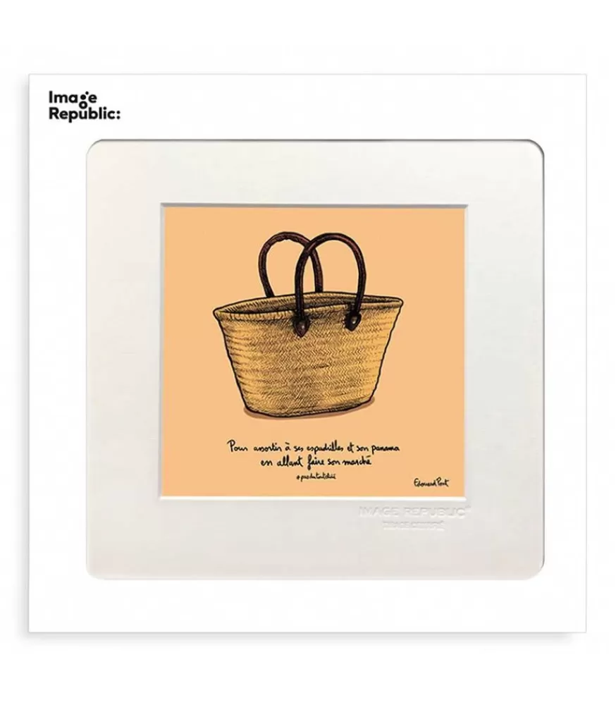 Image Republic Affiche Pas Du Tout Cliche Panier 22 X 22 Cm
