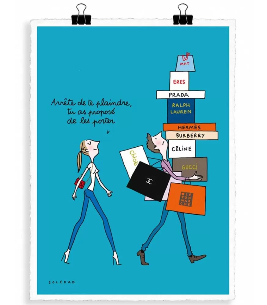 Image Republic Affiche Soledad "Arrete De Te Plaindre" 56 X 76 Cm