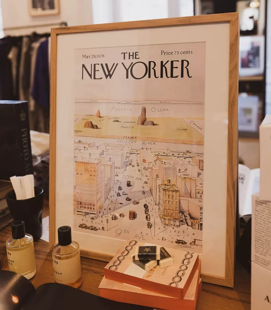 Image Republic Affiche The New Yorker 07 Steinberg 40 X 50 Cm