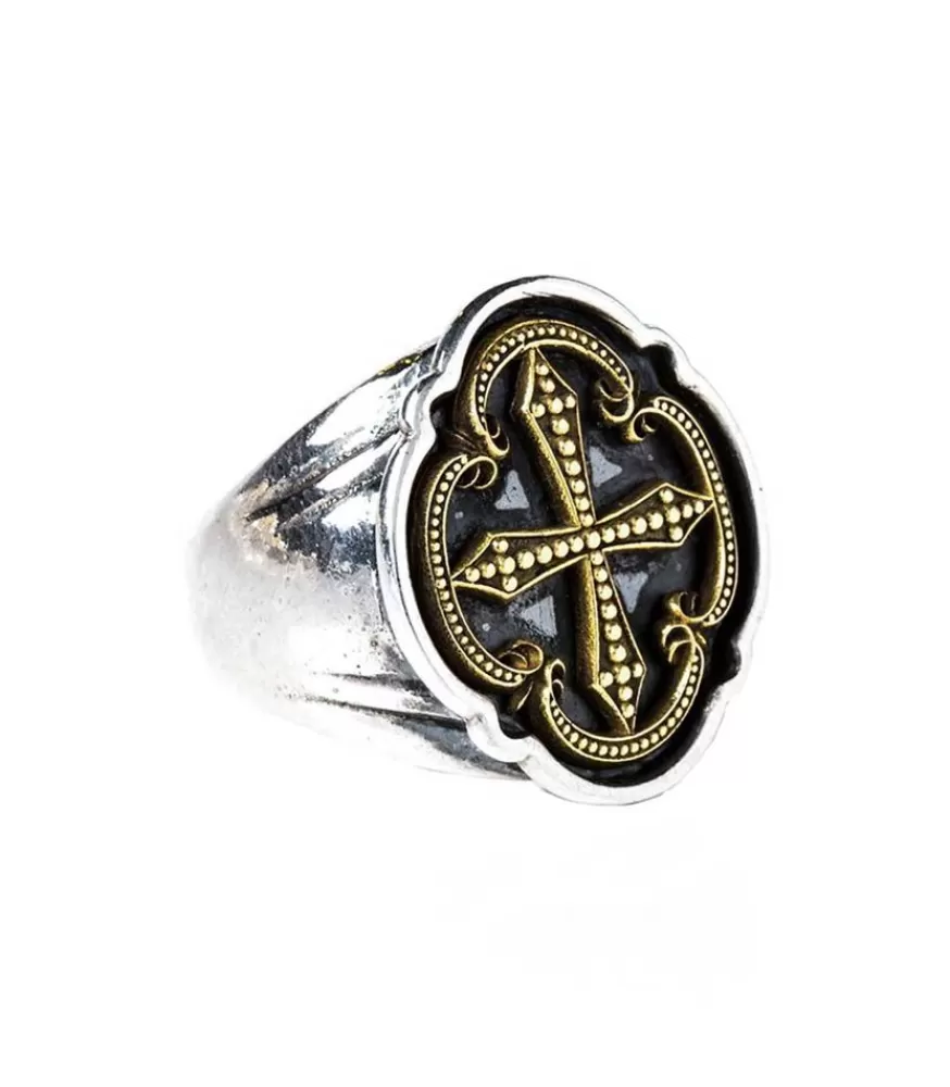 Femme Corpus Christi Bague Chevaliere Night Comes On En Argent Et Or