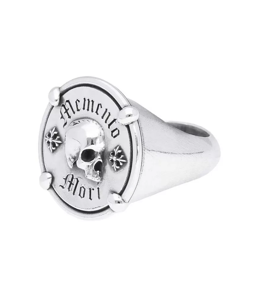 Femme Corpus Christi Bague Memento Mori En Argent