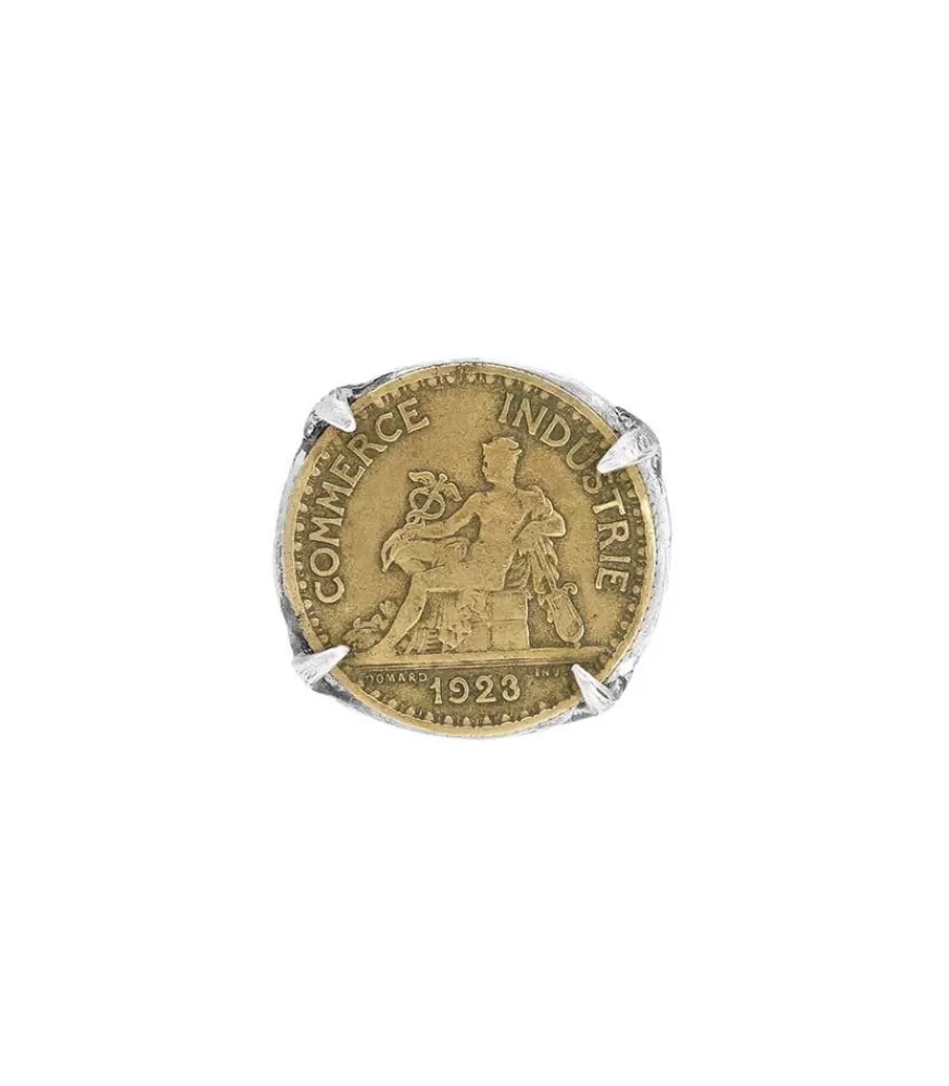Femme Roc Paris Bague Piece Commerce Industrie Argent