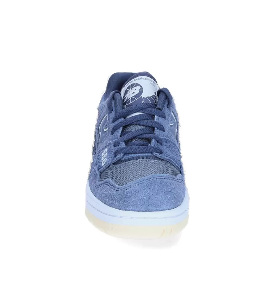 Femme New Balance Baskets 550 Artic Grey Et Vintage Indigo