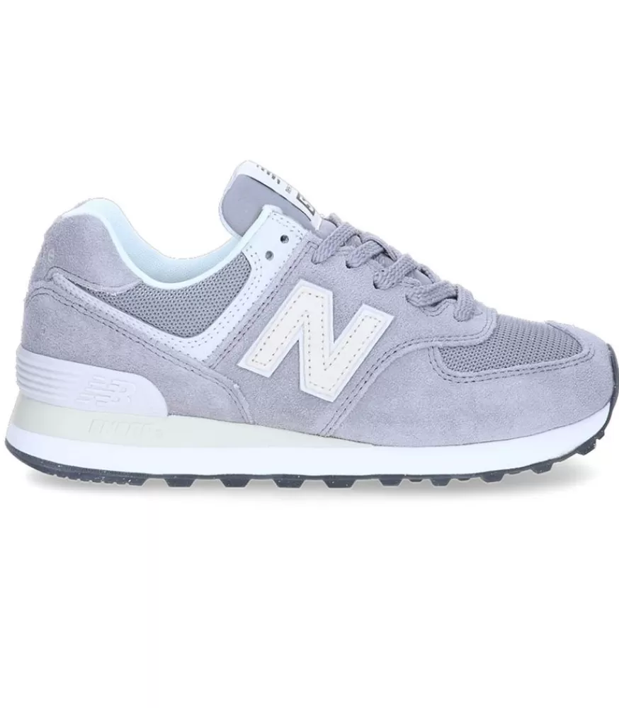 Femme New Balance Baskets 574 Grey Off White