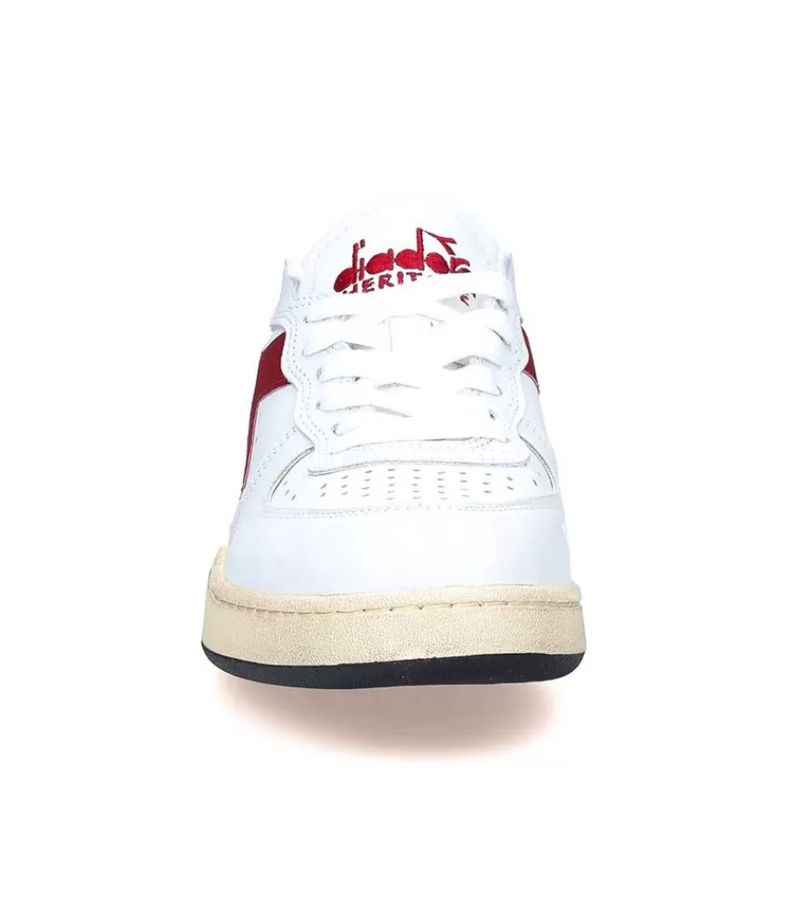 Femme Diadora Baskets Heritage Mi Used Row Cut