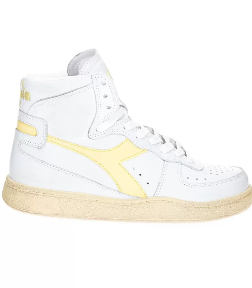 Femme Diadora Baskets Heritage Mi Used White/French Vanilla
