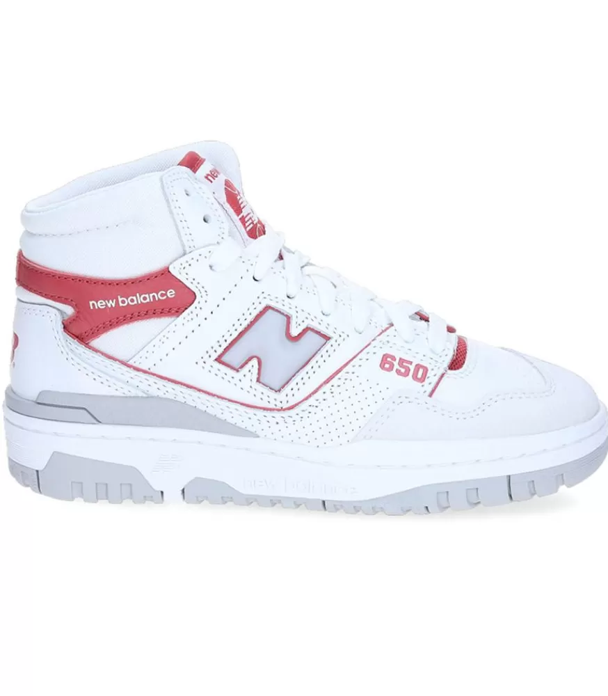 Femme New Balance Baskets Montantes 650 Blanc Avec Astro Dust Et Angora