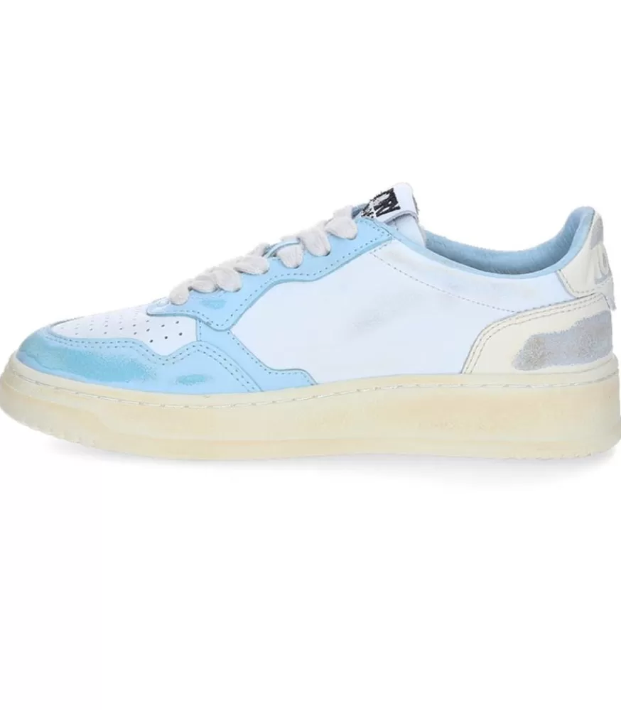 Femme Autry Baskets Super Vintage White/Ivory/Blue