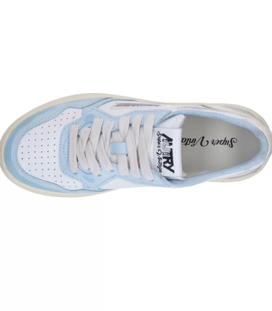 Femme Autry Baskets Super Vintage White/Ivory/Blue