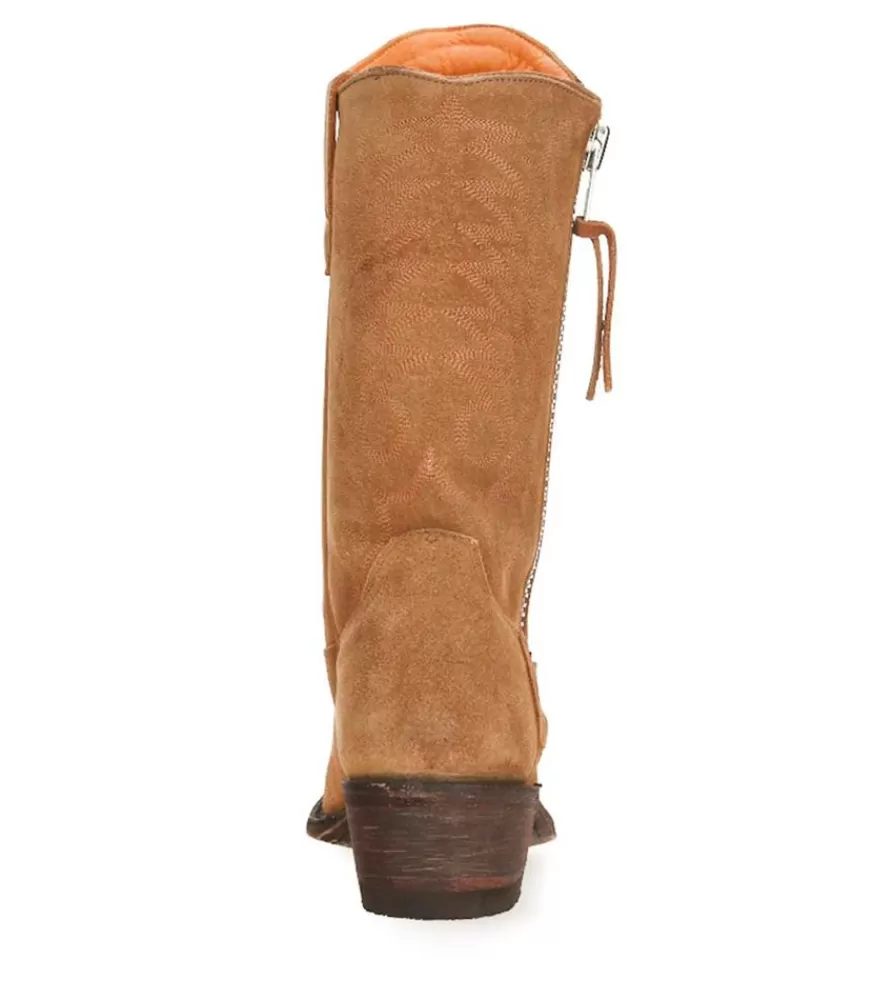 Femme Mexicana Boots Razz 10 Tan Sof Wild Suede X Jane De Boy