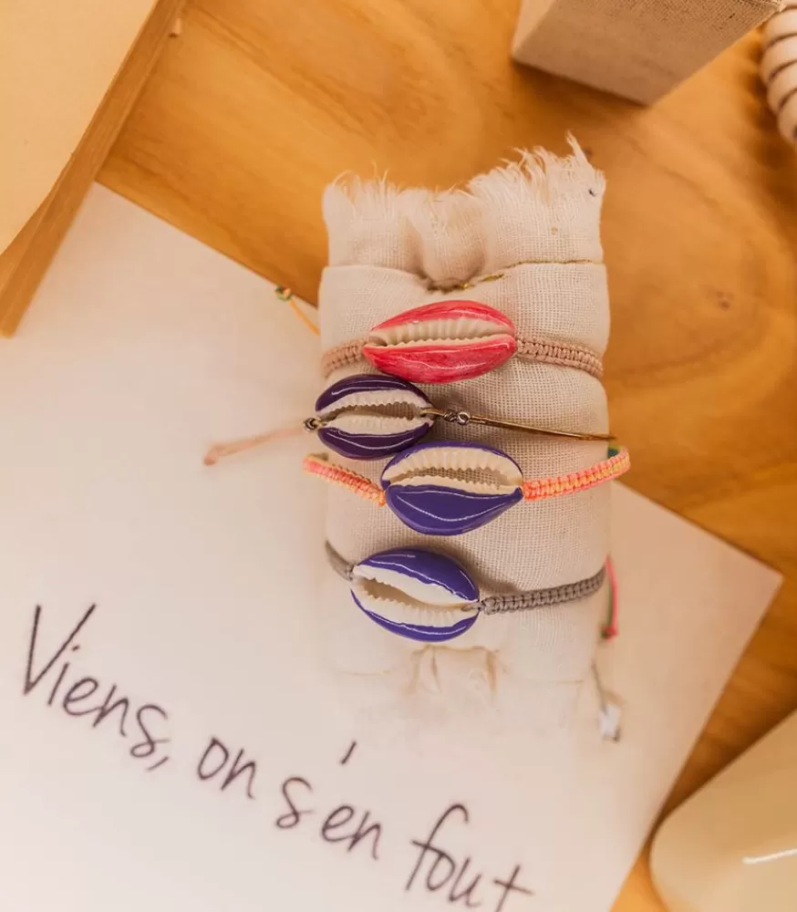 Femme Maison Irem Bracelet A Coquillage Pino Colore