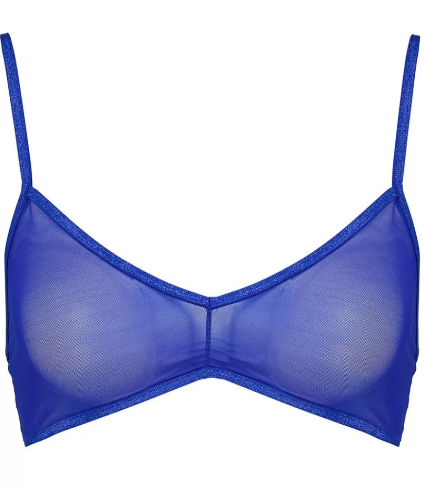 Femme La Nouvelle Brassiere Georgia Blue Mesh