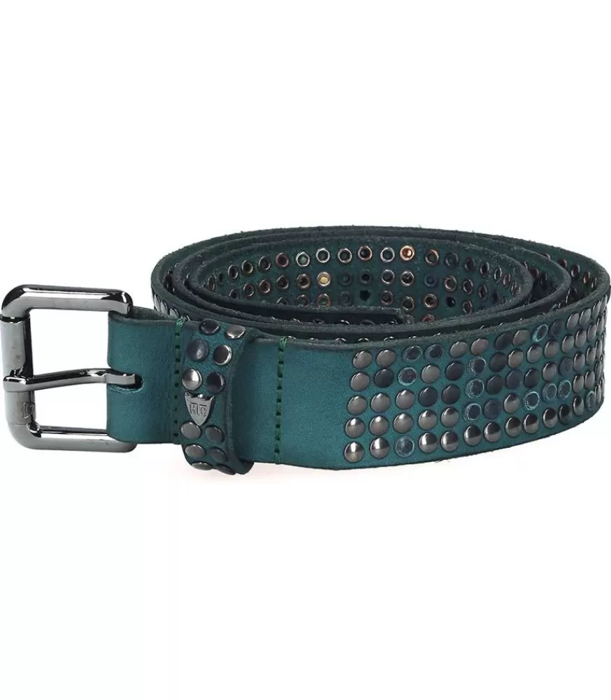 Femme HTC Los Angeles Ceinture Coloree A Clous Studs