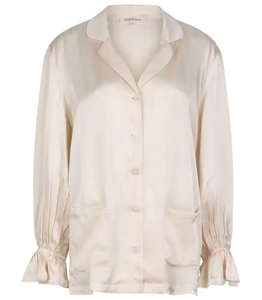 Femme Love Stories Chemise De Pyjama Off White