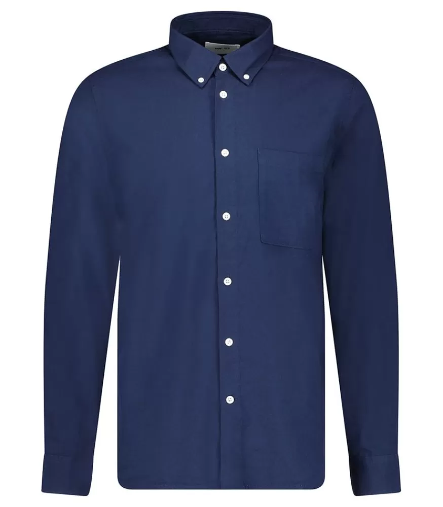 Homme NN07 Chemise Homme Arne 5655 Navy Blue