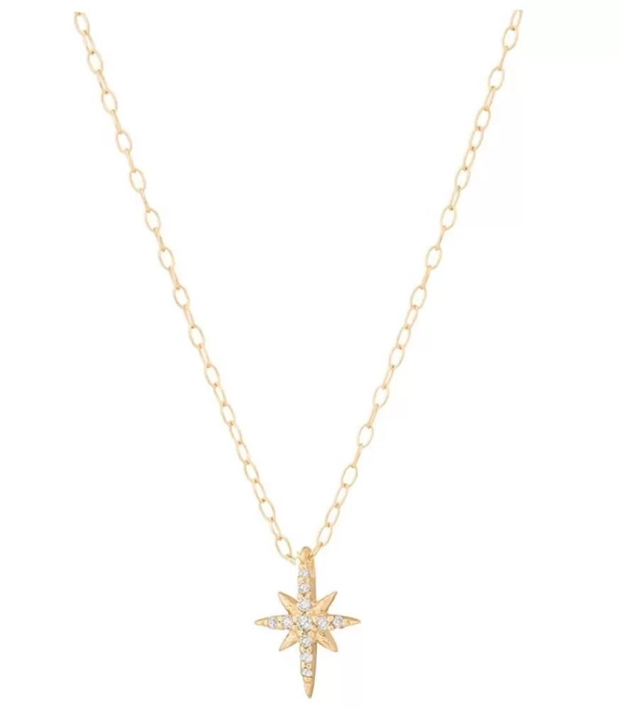 Femme Céline Daoust Collier North Star Diamant Or Jaune 40 Cm