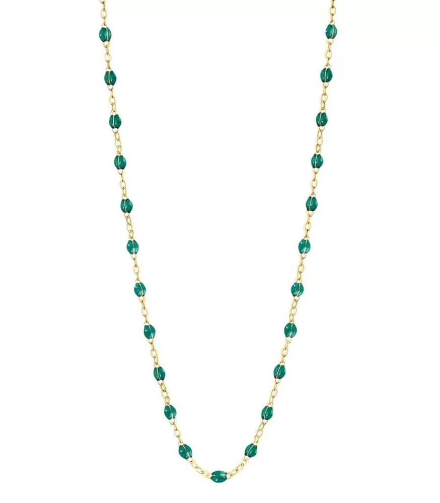 Femme Gigi Clozeau Collier Or Jaune Et Perles De Resine 42 Cm