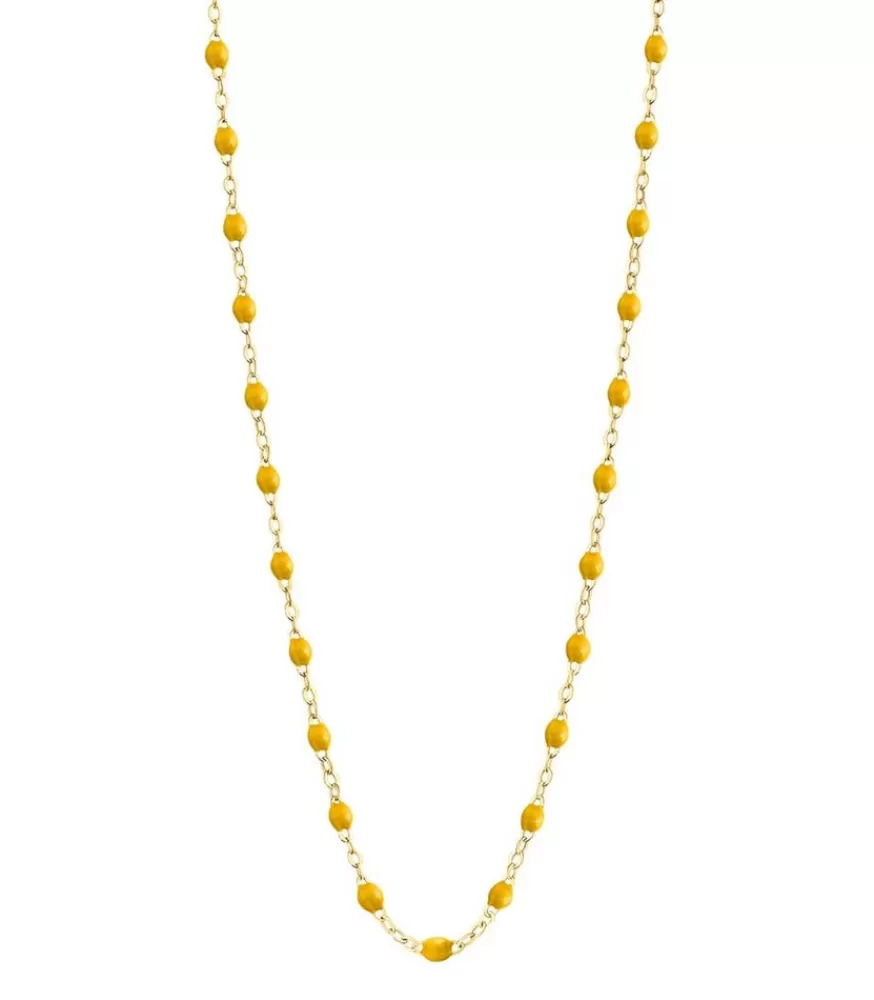 Femme Gigi Clozeau Collier Or Jaune Et Perles De Resine 42 Cm
