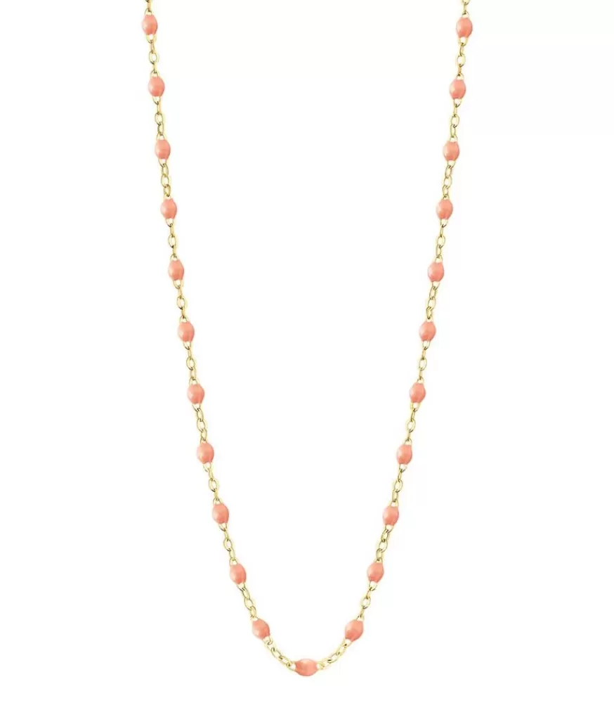 Femme Gigi Clozeau Collier Or Jaune Et Perles De Resine 42 Cm