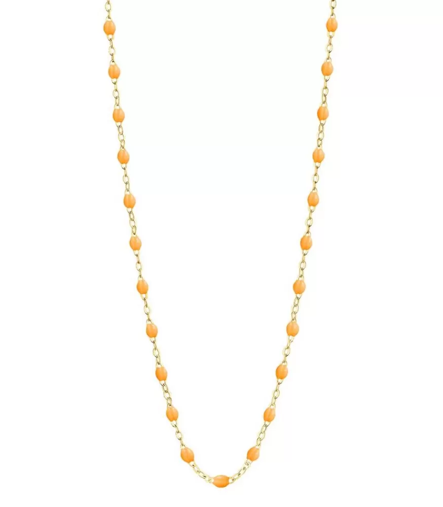 Femme Gigi Clozeau Collier Or Jaune Et Perles De Resine 42 Cm