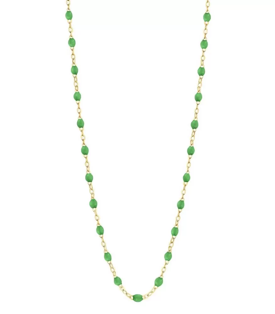 Femme Gigi Clozeau Collier Or Jaune Et Perles De Resine 42 Cm