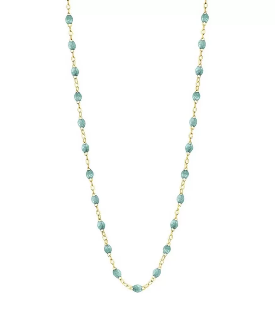 Femme Gigi Clozeau Collier Or Jaune Et Perles De Resine 42 Cm