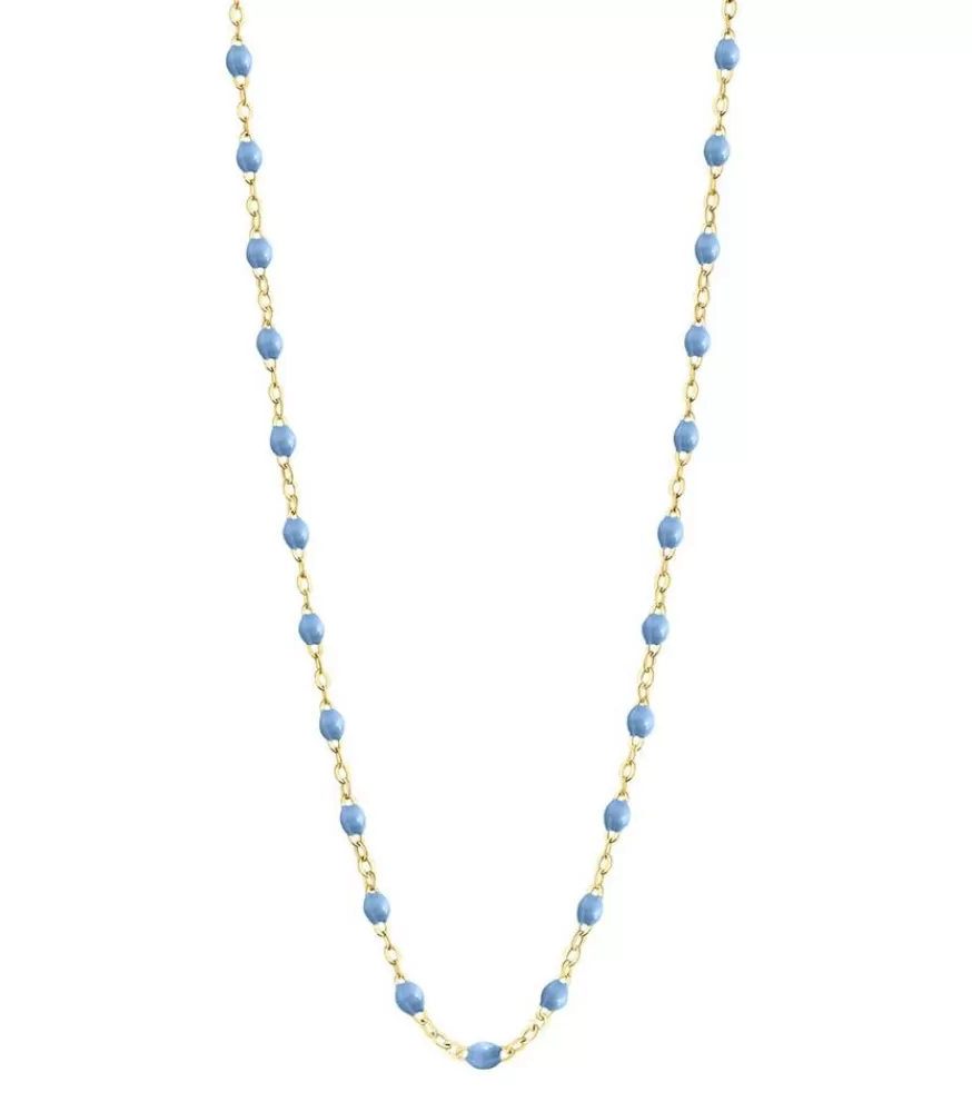 Femme Gigi Clozeau Collier Or Jaune Et Perles De Resine 42 Cm