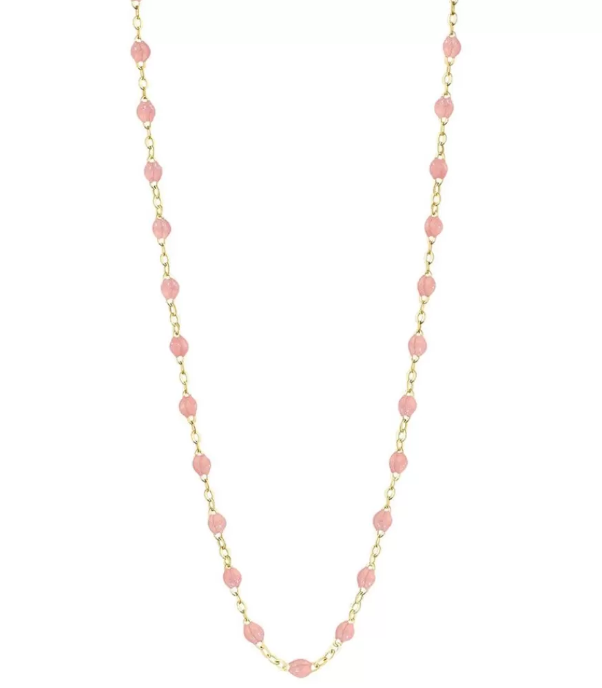 Femme Gigi Clozeau Collier Or Jaune Et Perles De Resine 42 Cm