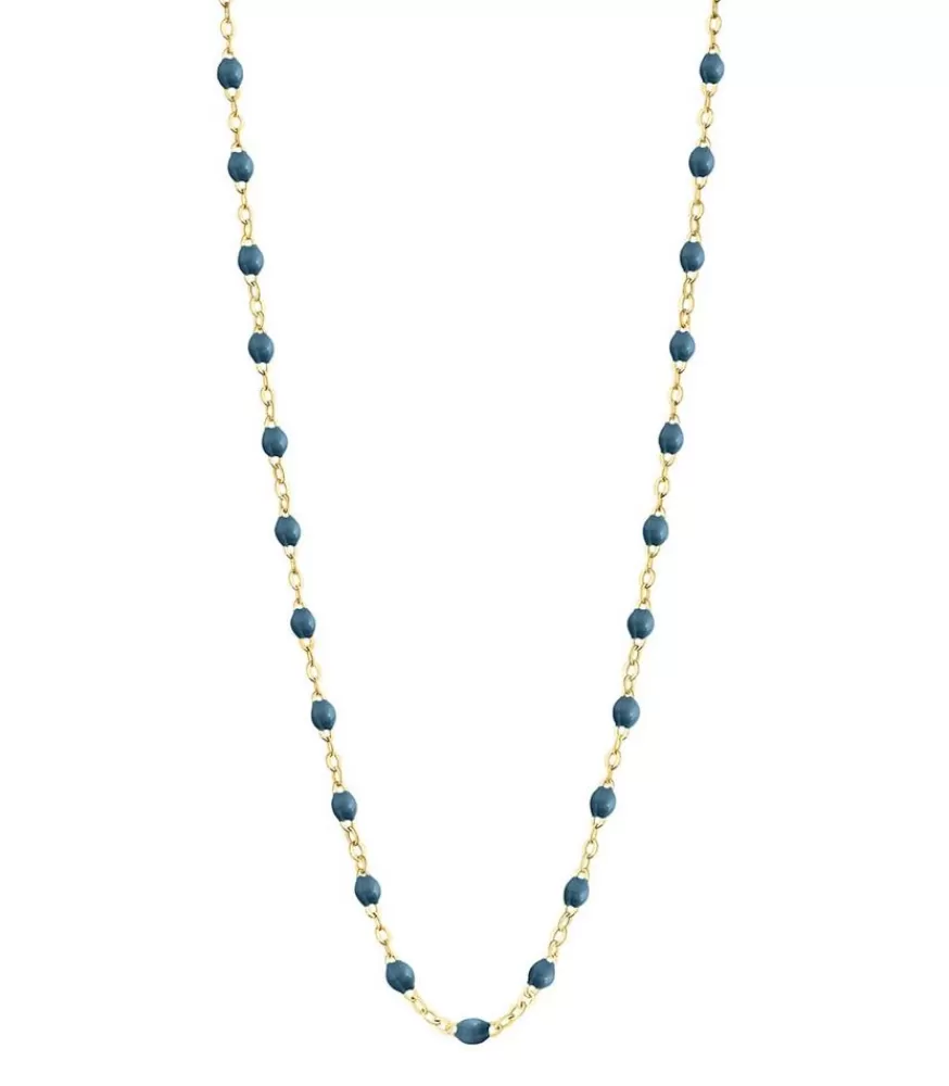 Femme Gigi Clozeau Collier Or Jaune Et Perles De Resine 42 Cm