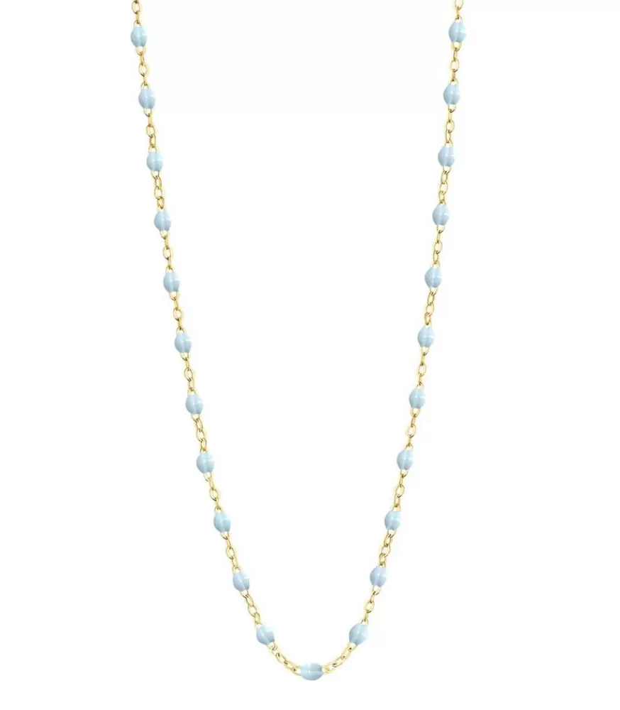 Femme Gigi Clozeau Collier Or Jaune Et Perles De Resine 42 Cm