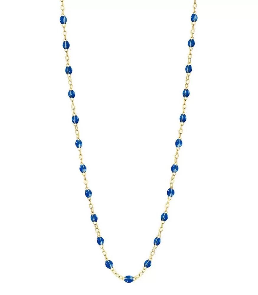 Femme Gigi Clozeau Collier Or Jaune Et Perles De Resine 42 Cm