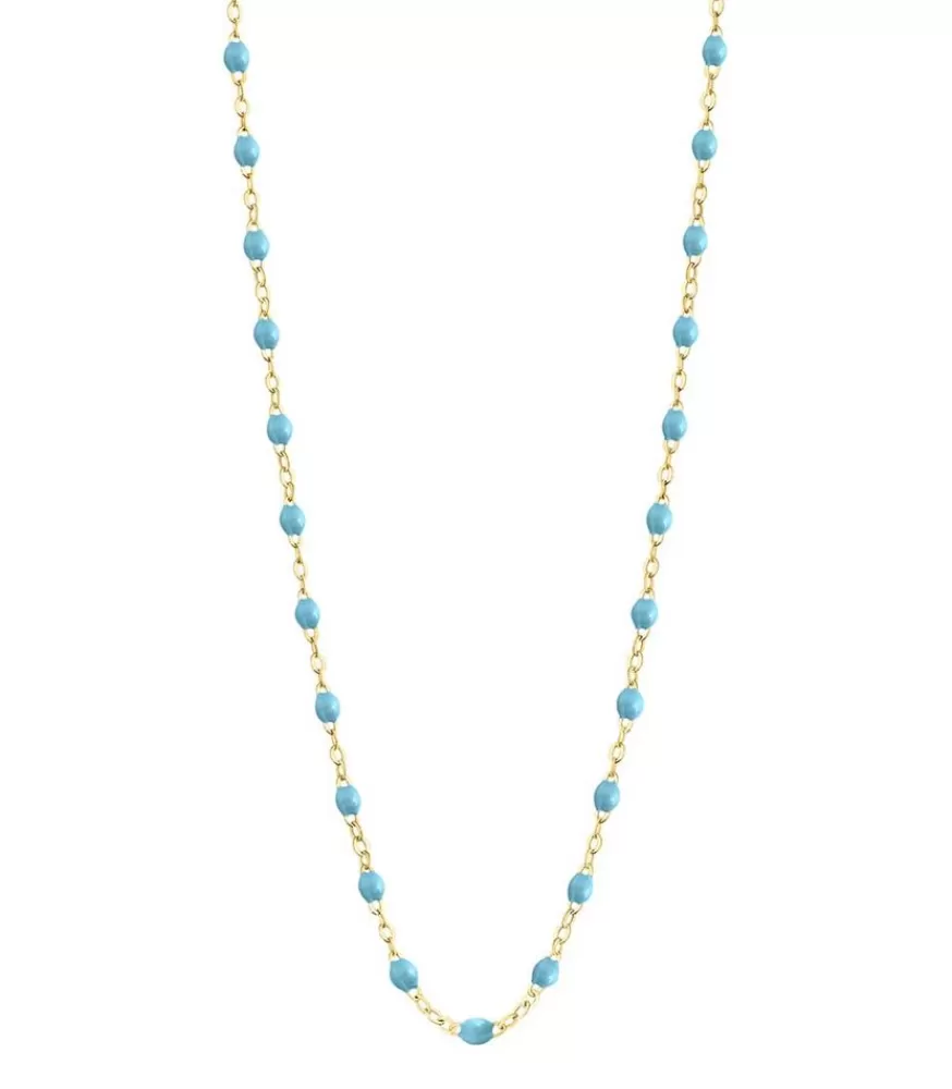 Femme Gigi Clozeau Collier Or Jaune Et Perles De Resine 42 Cm