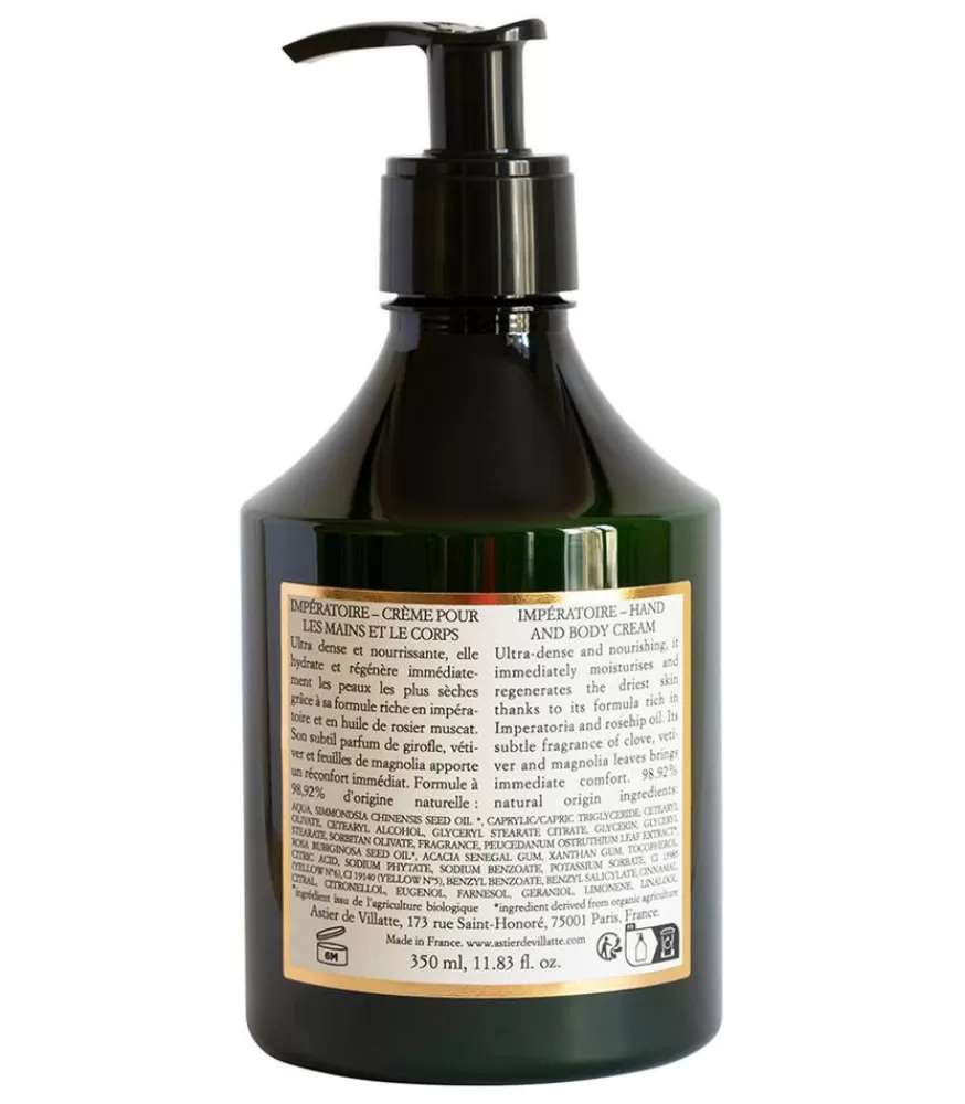 Femme Astier de Villatte Creme Imperatoire Pour Les Mains Et Le Corps 350Ml