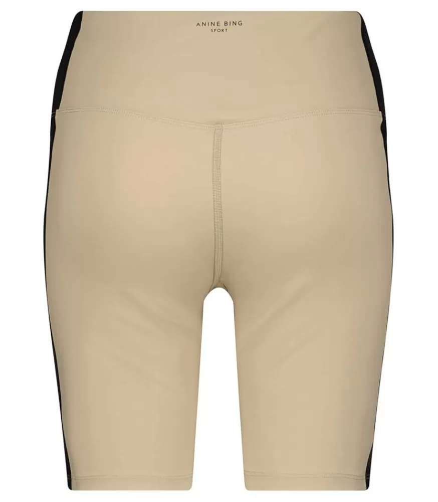 Femme Anine Bing Cycliste De Sport Blake Tan & Black