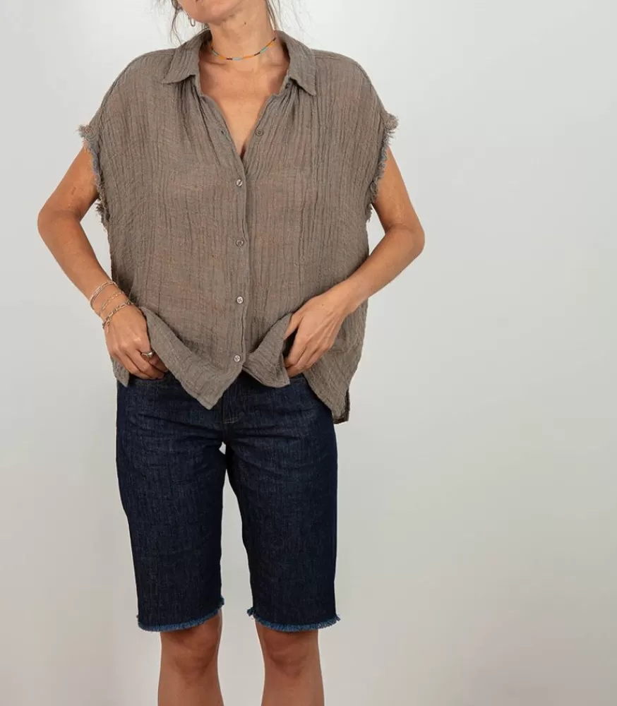 Femme A.P.C. Cycliste Kathleen En Denim Indigo