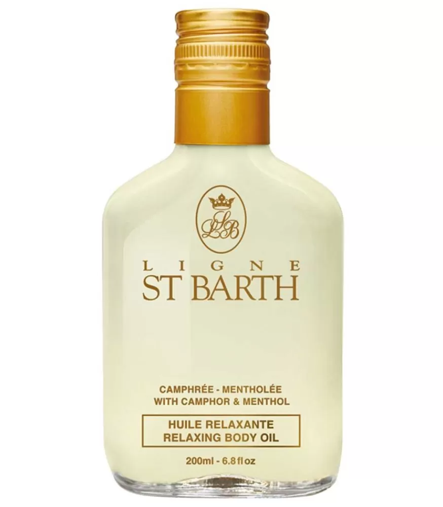 Femme Ligne St Barth Huile Camphree Mentholee Soin Corps Relaxant 200 Ml