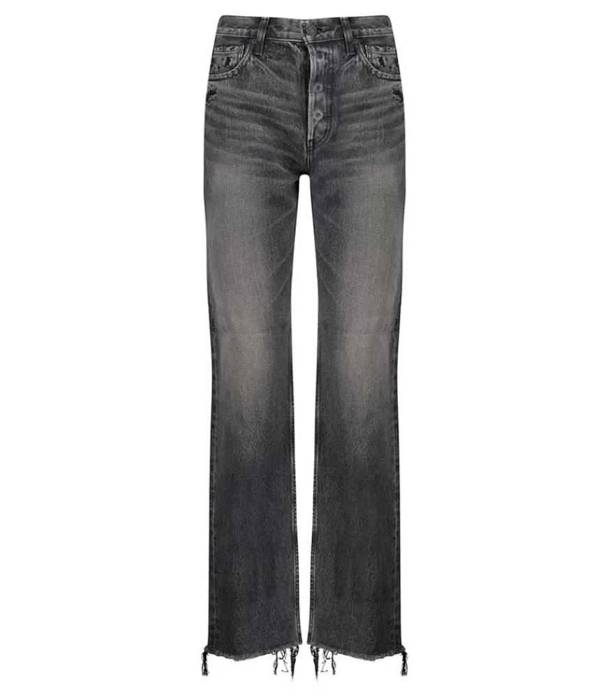 Femme Moussy Vintage Jean Ashleys Wide Straight Noir