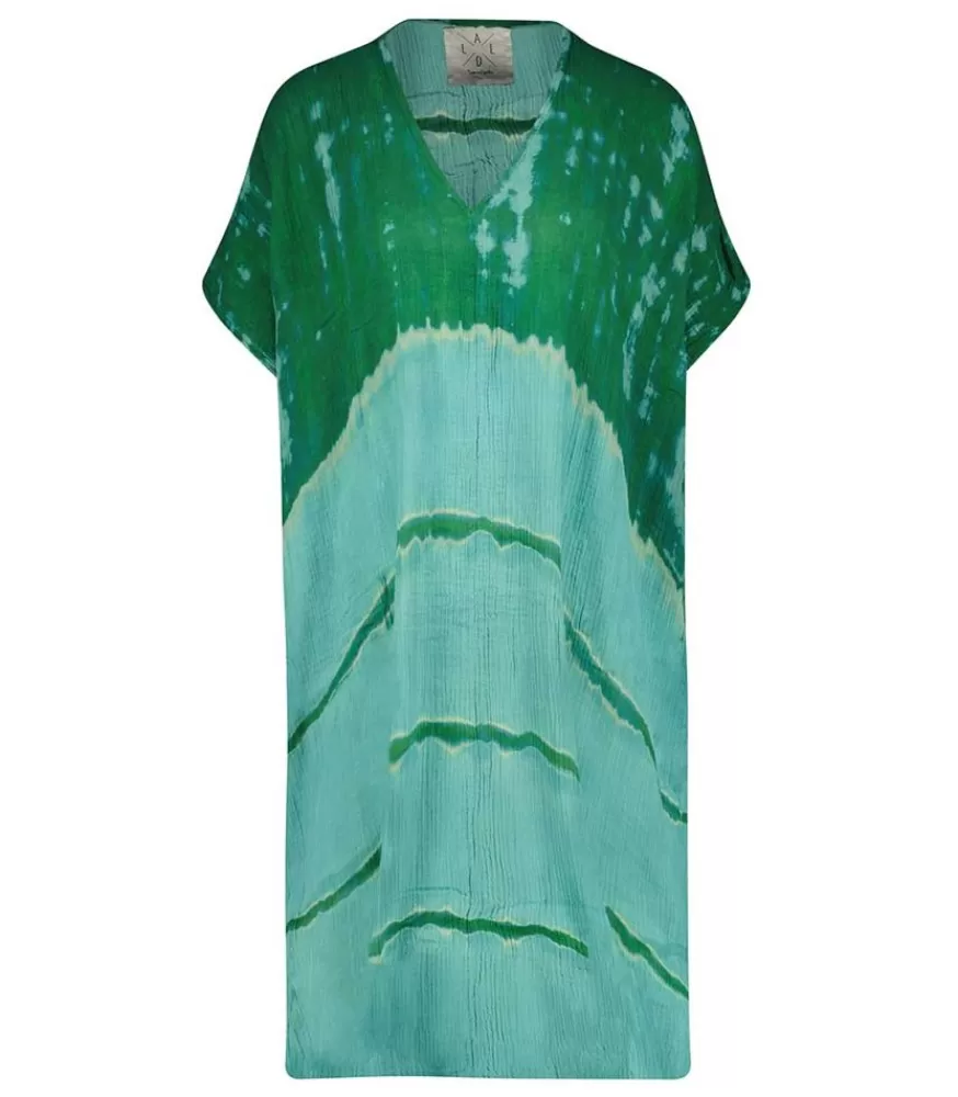 Femme Love and let dye Kaftan Maui Vintage Green