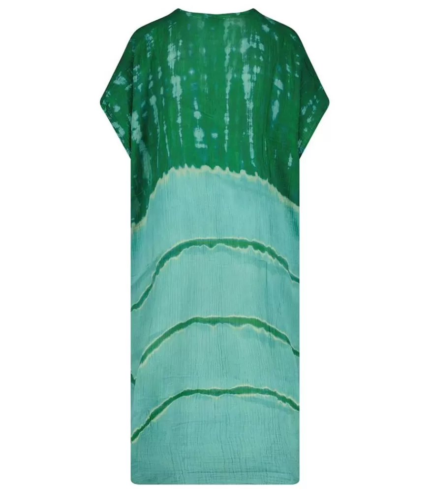 Femme Love and let dye Kaftan Maui Vintage Green