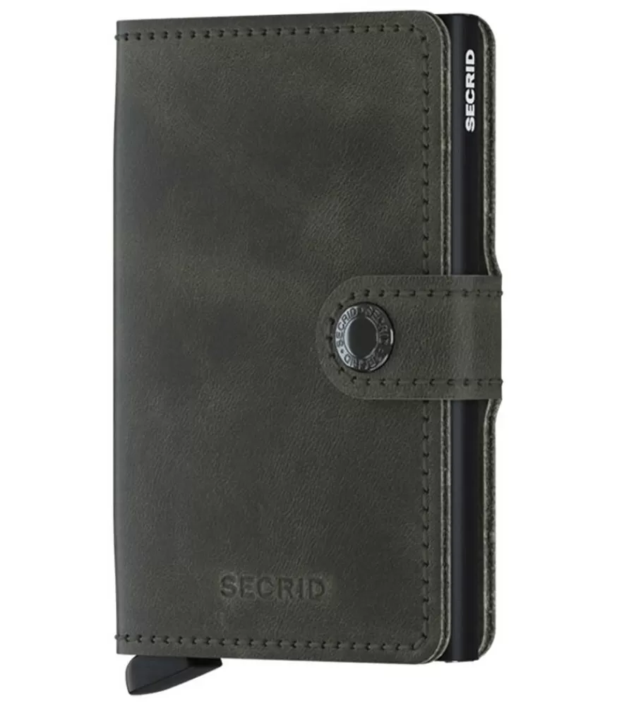 Femme Secrid Porte-Carte Miniwallet Vintage Olive Black